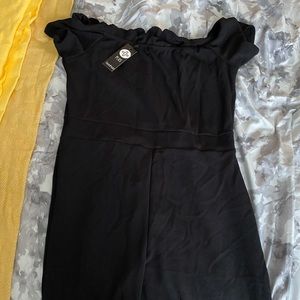 Never worn black long pant jumpsuit